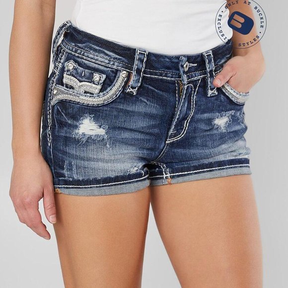 Rock Revival Jeans Mina Shorts 28 